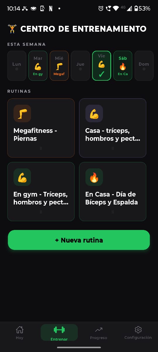 Templor — Entrenar
